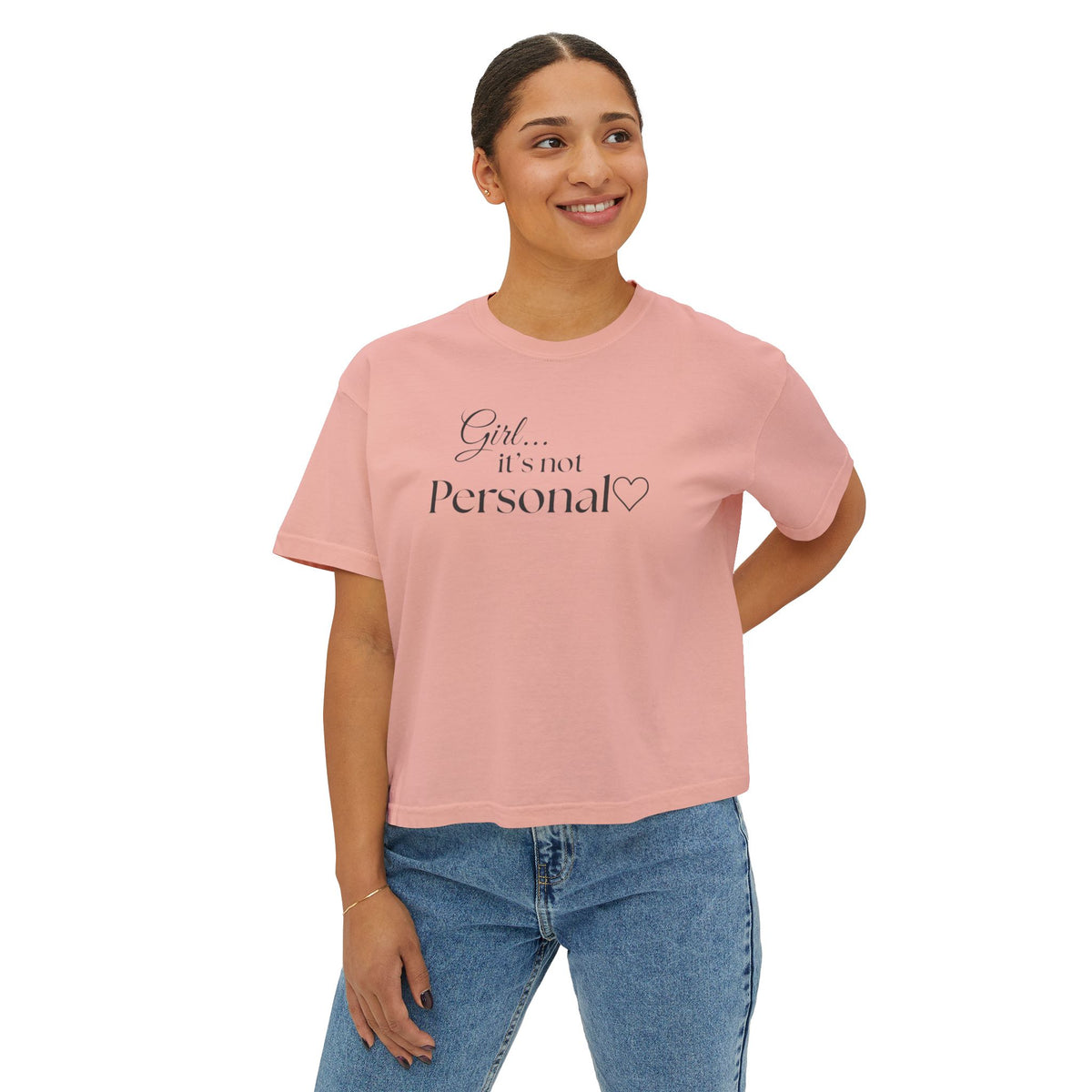 Girl... It’s Not Personal Boxy Tee | Women’s Comfort Colors Graphic T-Shirt