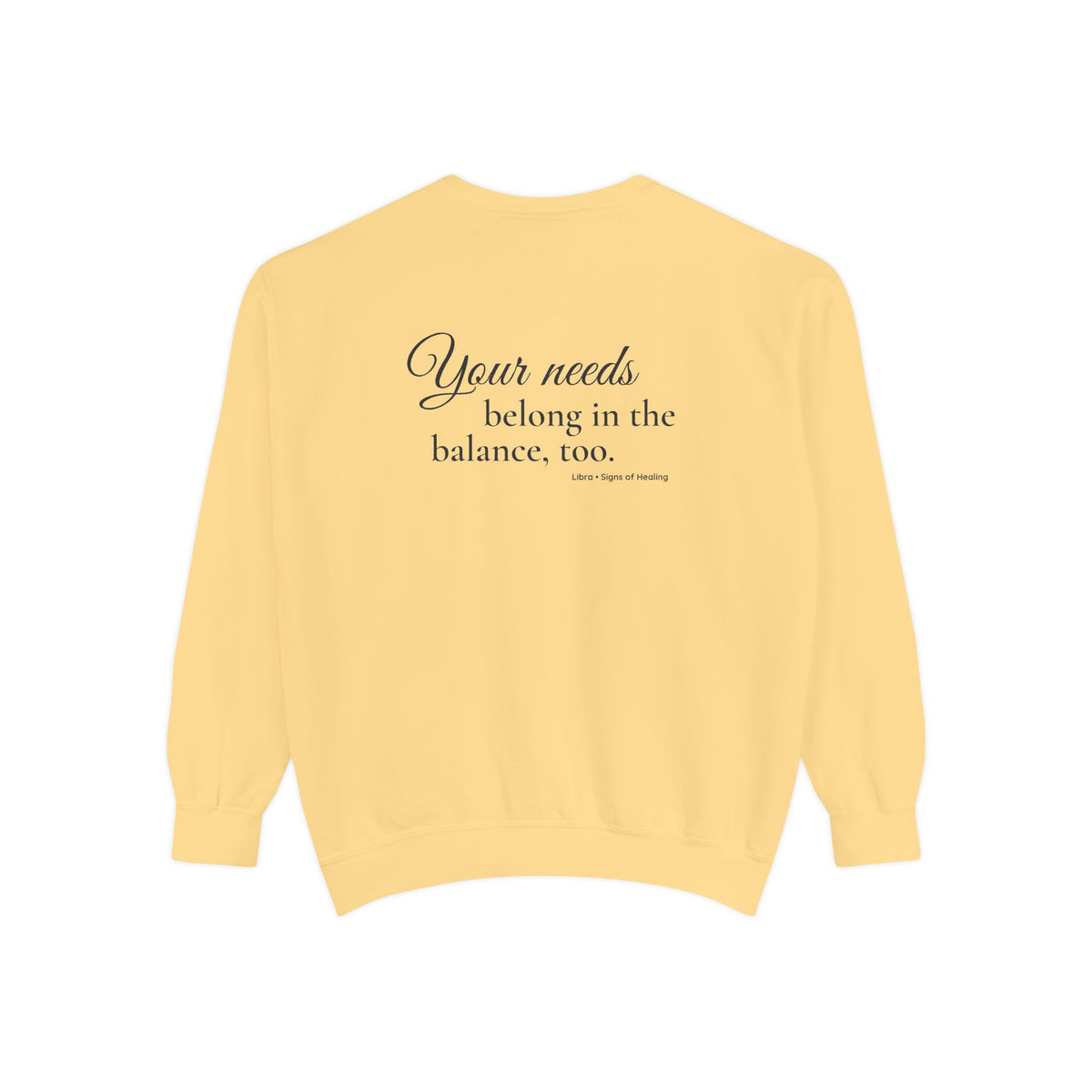Libra Signs of Healing™ Comfort Colors® Crewneck Sweatshirt
