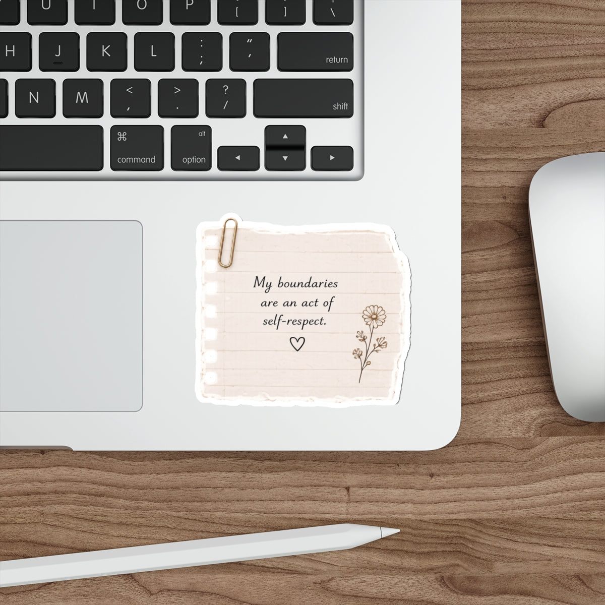 My Boundaries Are an Act of Self-Respect — Die-Cut Sticker