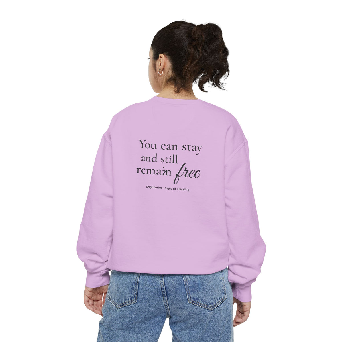 Sagittarius Signs of Healing™ Comfort Colors® Crewneck Sweatshirt