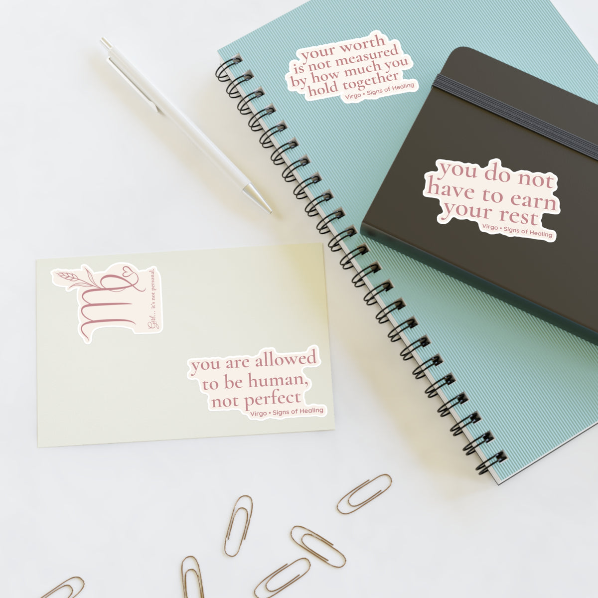 Virgo Signs of Healing™ Reminder Sticker Sheet