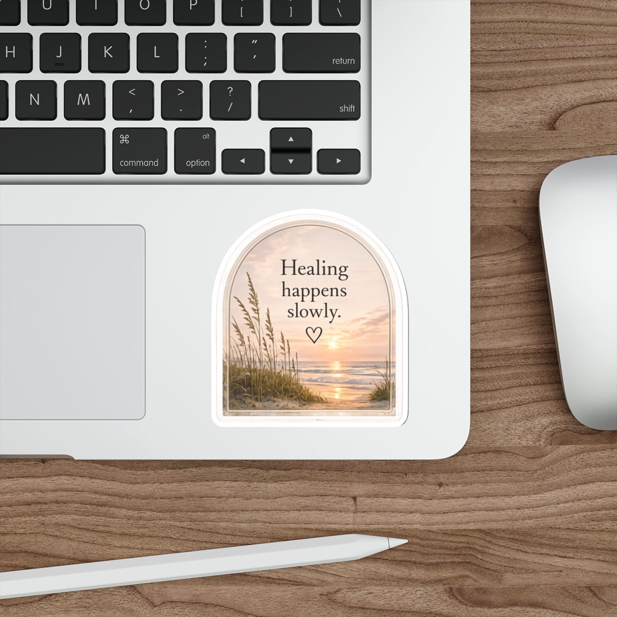 Healing Happens Slowly — Die-Cut Sticker