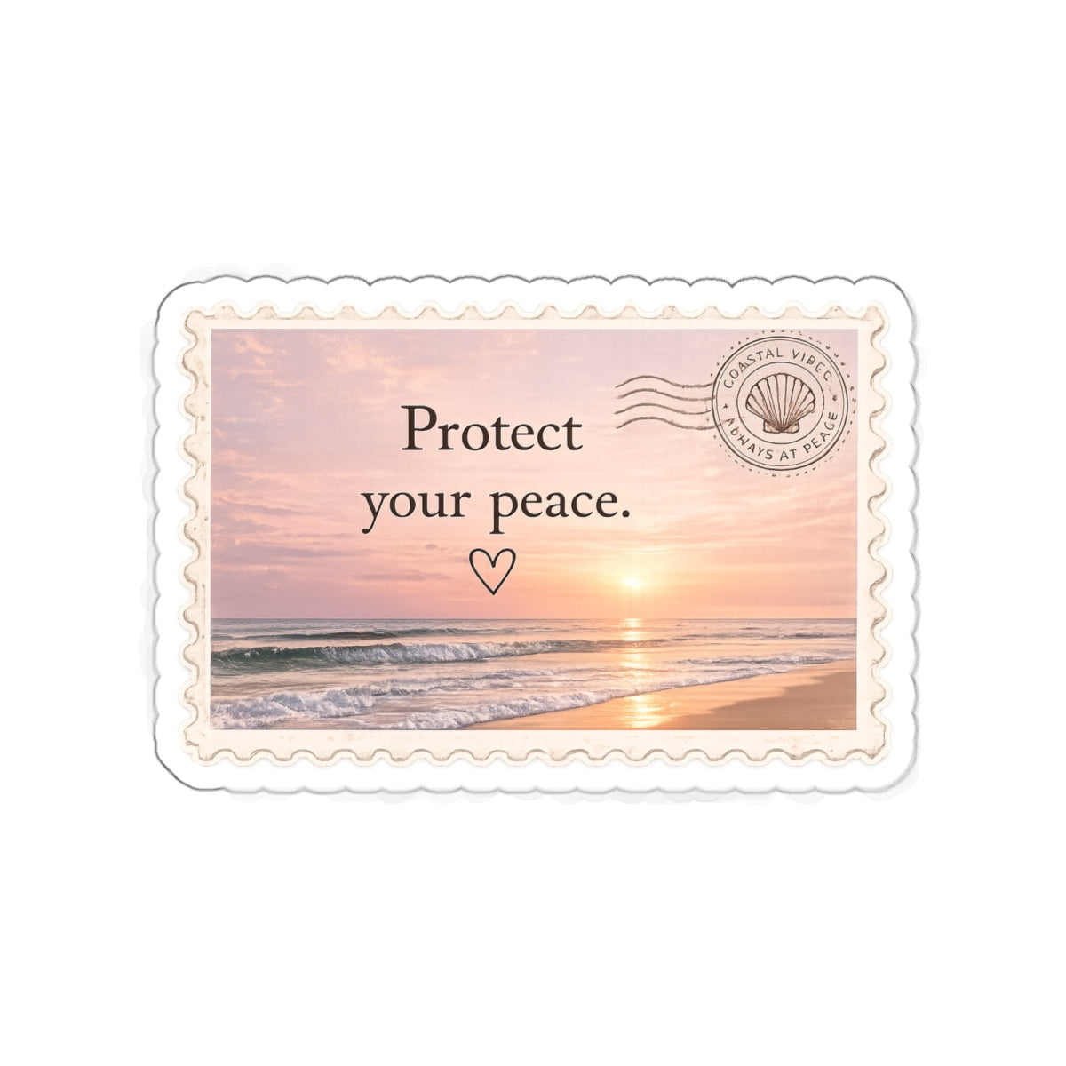 Protect Your Peace — Die-Cut Sticker