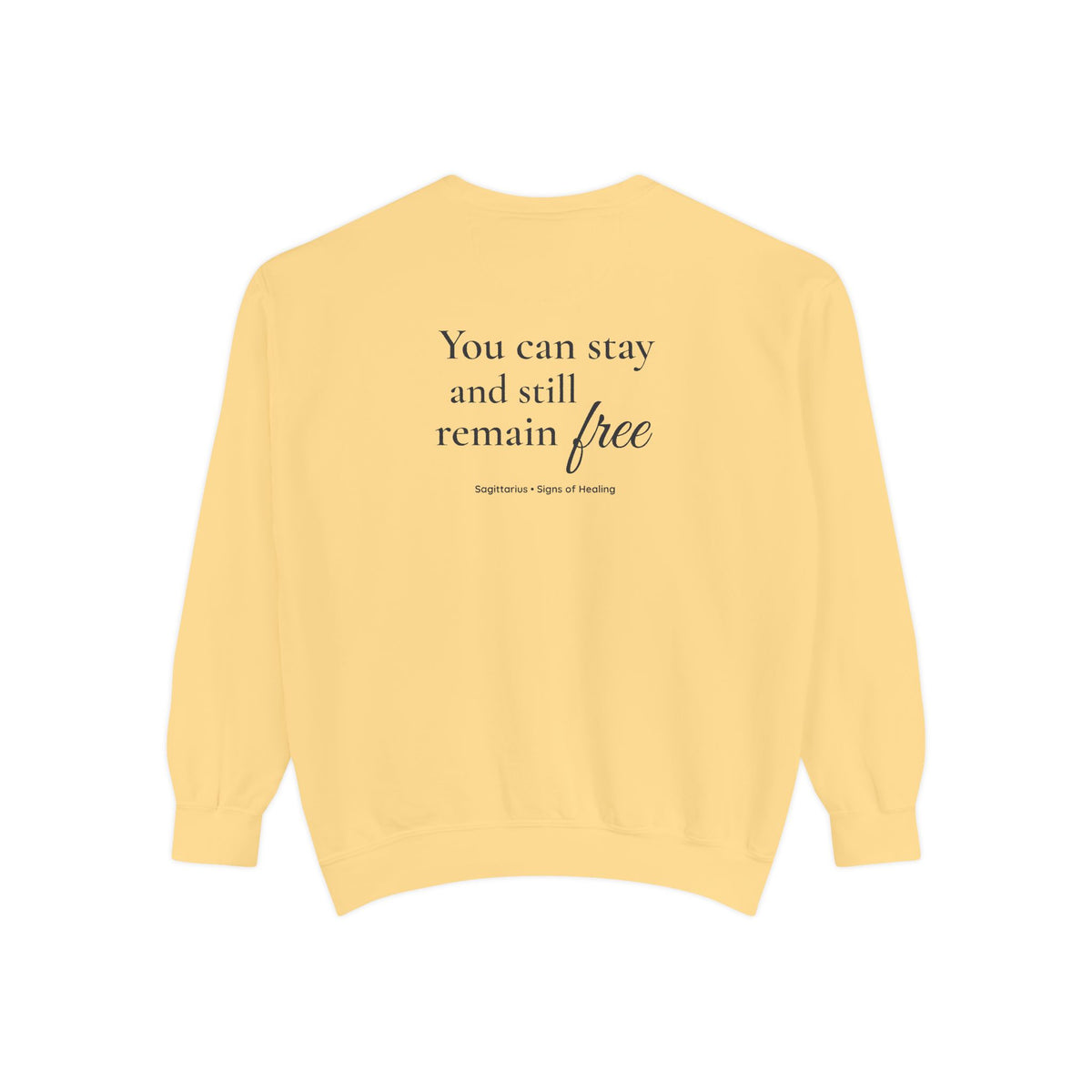 Sagittarius Signs of Healing™ Comfort Colors® Crewneck Sweatshirt