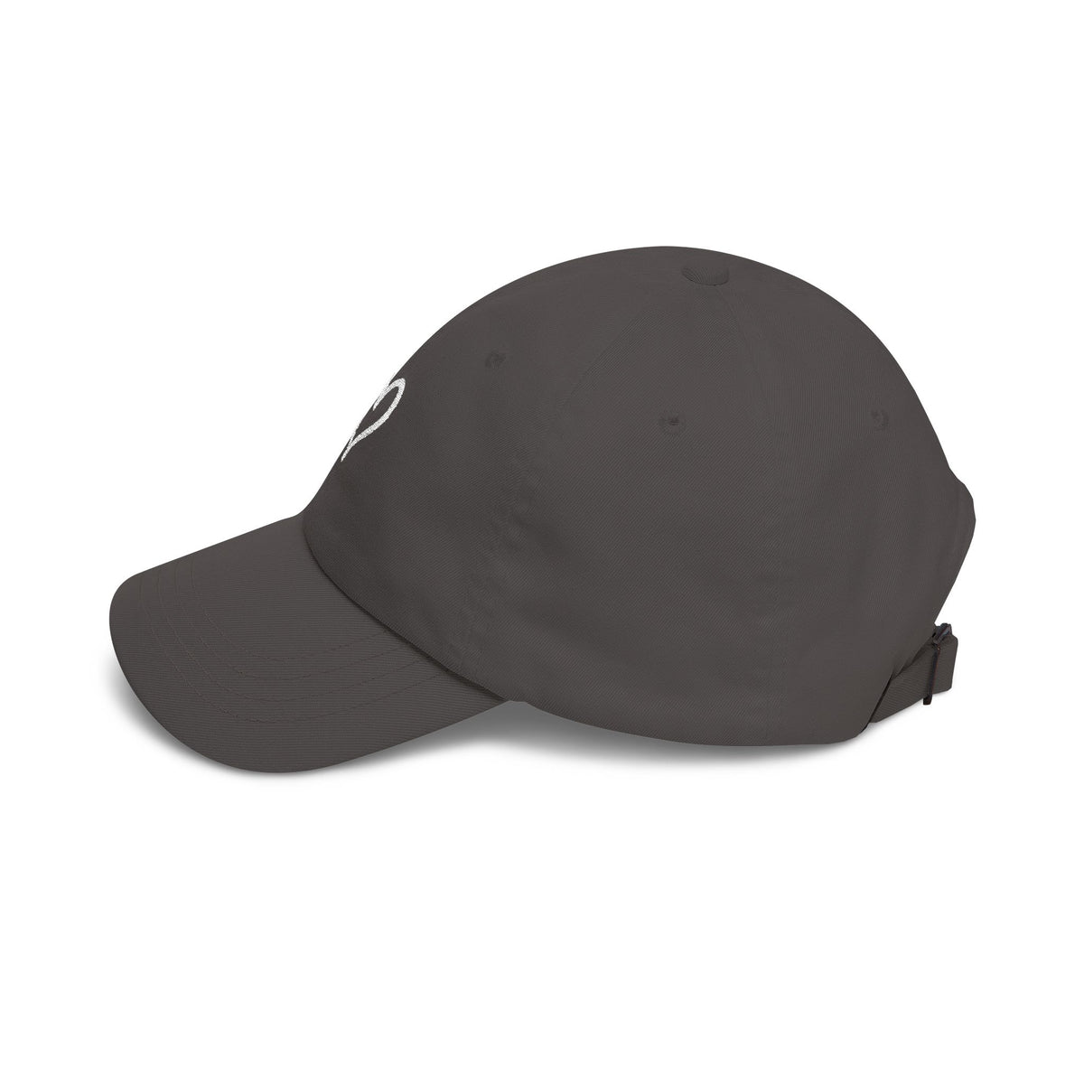 Signature Heart Embroidered Dad Cap | Unisex Cotton Hat