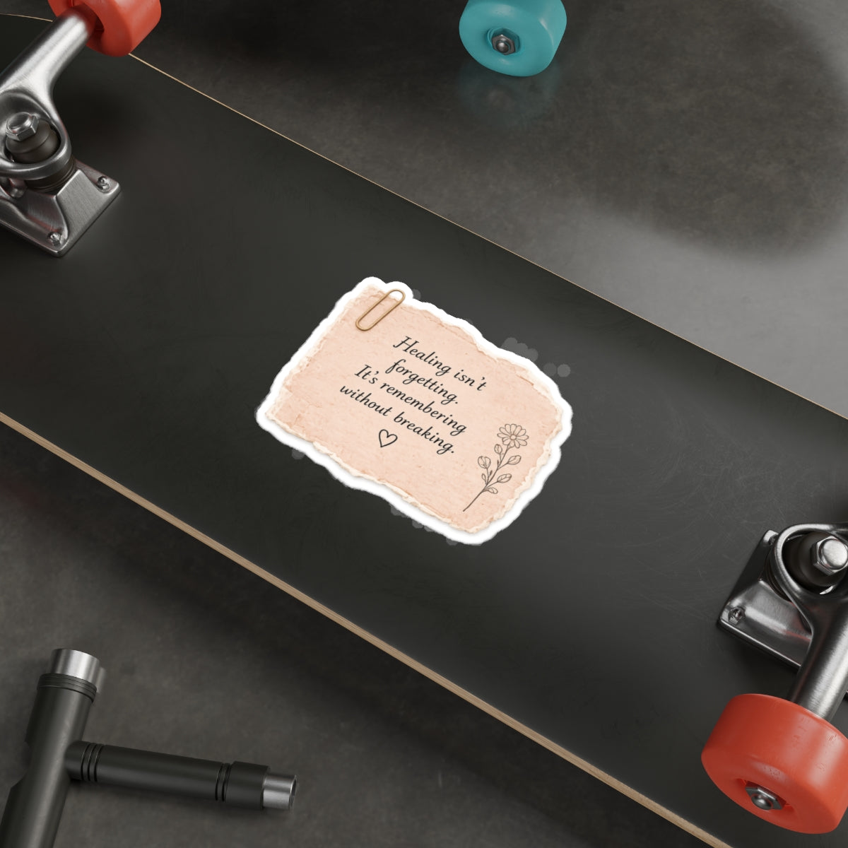 Healing Isn’t Forgetting. It’s Remembering Without Breaking — Die-Cut Sticker