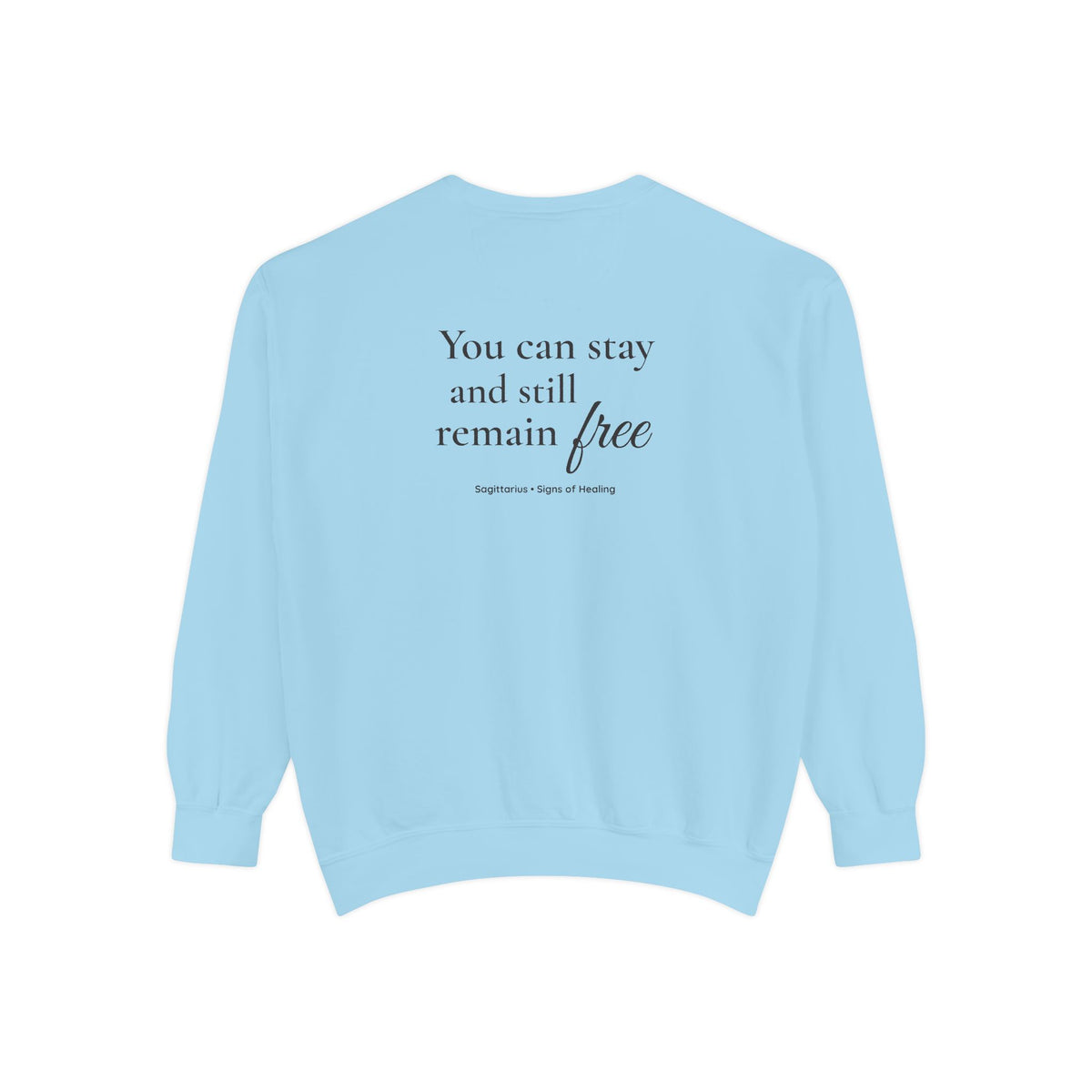 Sagittarius Signs of Healing™ Comfort Colors® Crewneck Sweatshirt