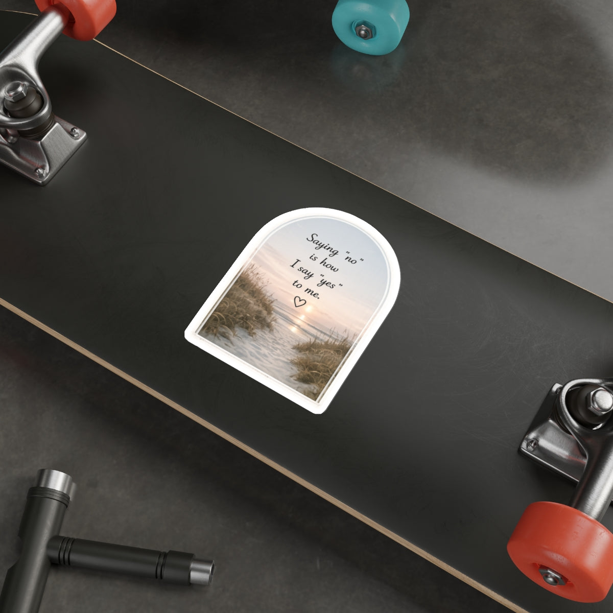 Saying “No” Is How I Say “Yes” to Me — Die-Cut Sticker