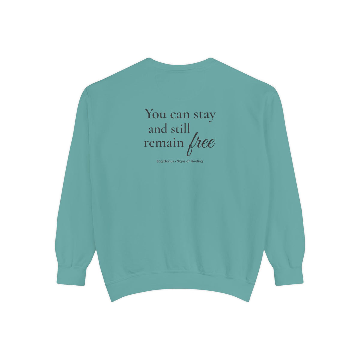 Sagittarius Signs of Healing™ Comfort Colors® Crewneck Sweatshirt