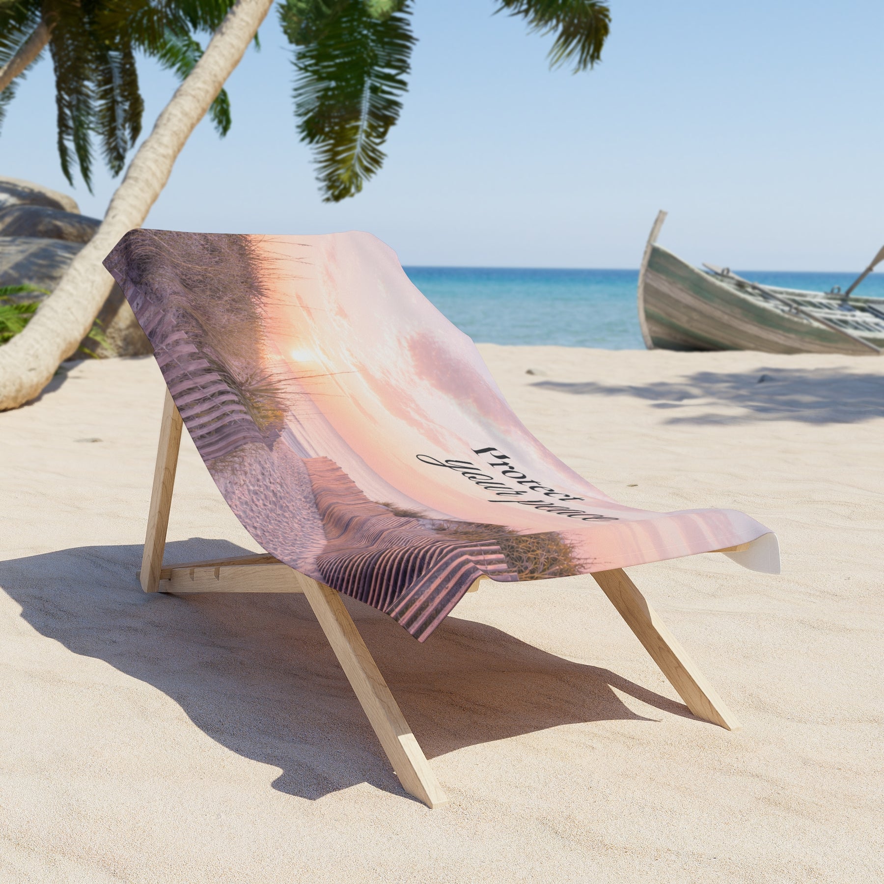 Protect Your Peace™ Beach Towel