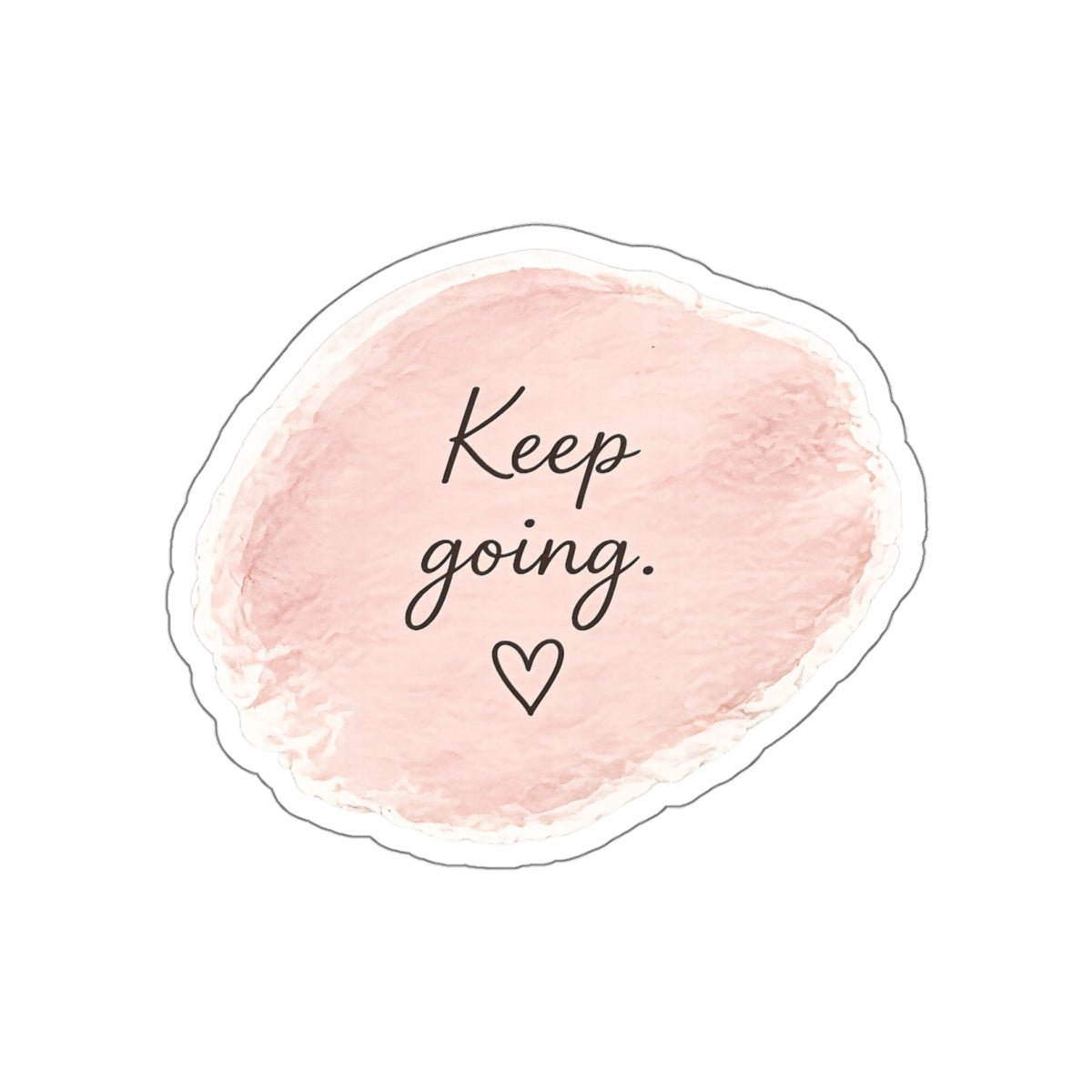 Keep Going — Die-Cut Sticker