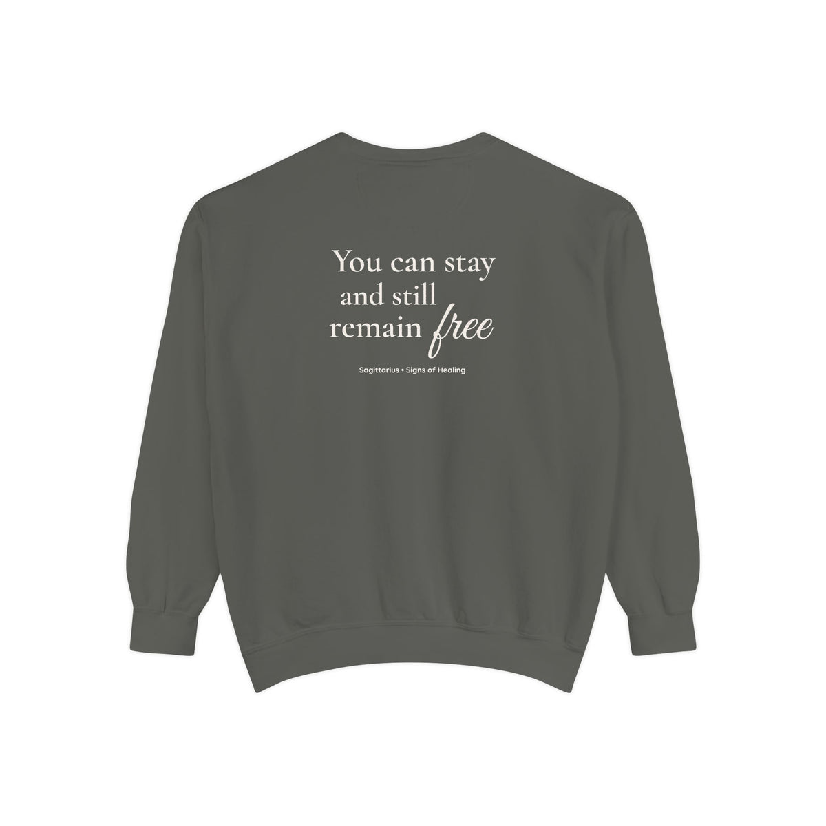 Sagittarius Signs of Healing™ Comfort Colors® Crewneck Sweatshirt
