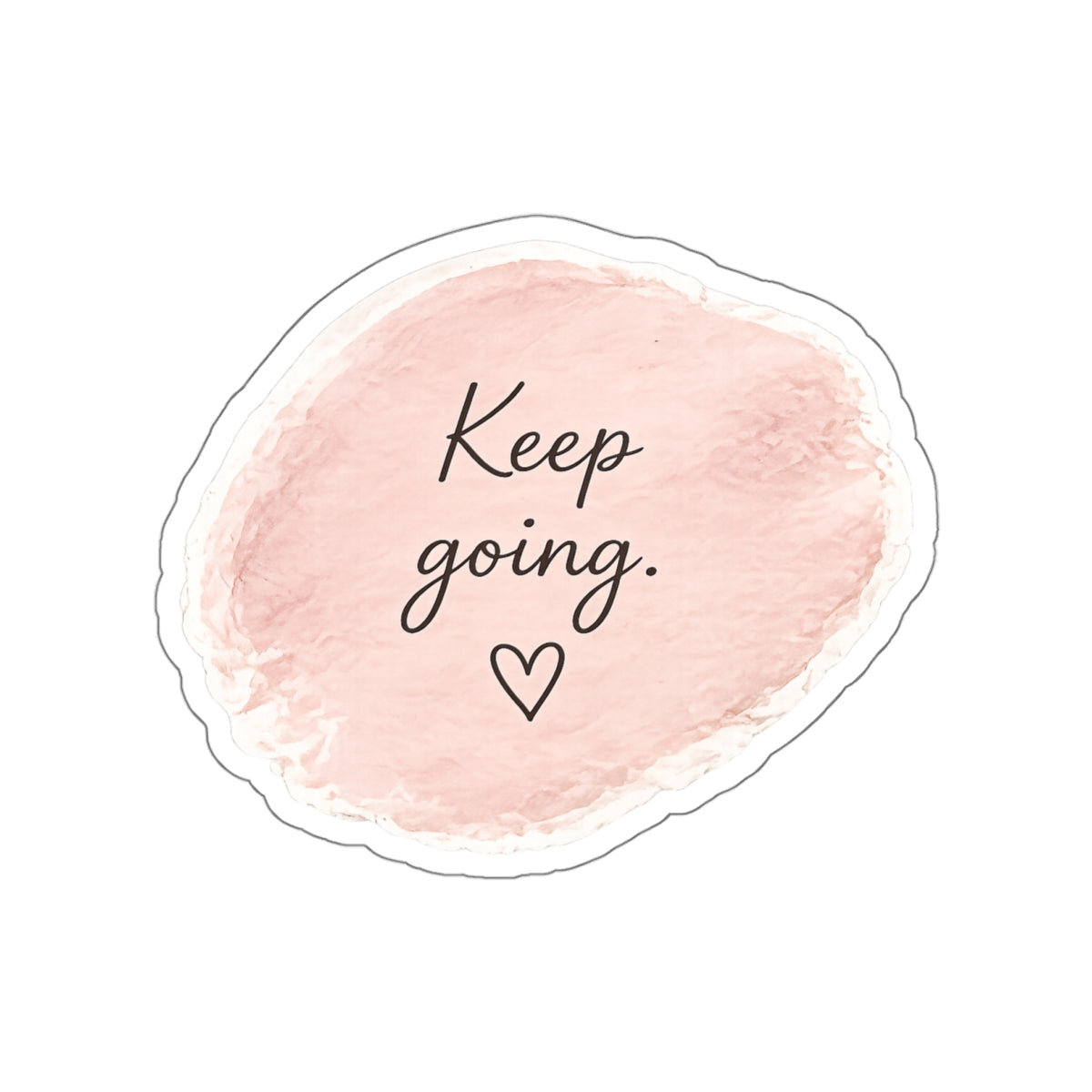 Keep Going — Die-Cut Sticker