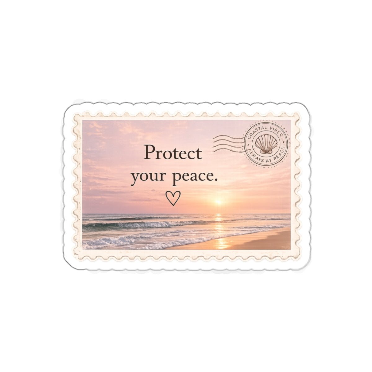 Protect Your Peace — Die-Cut Sticker