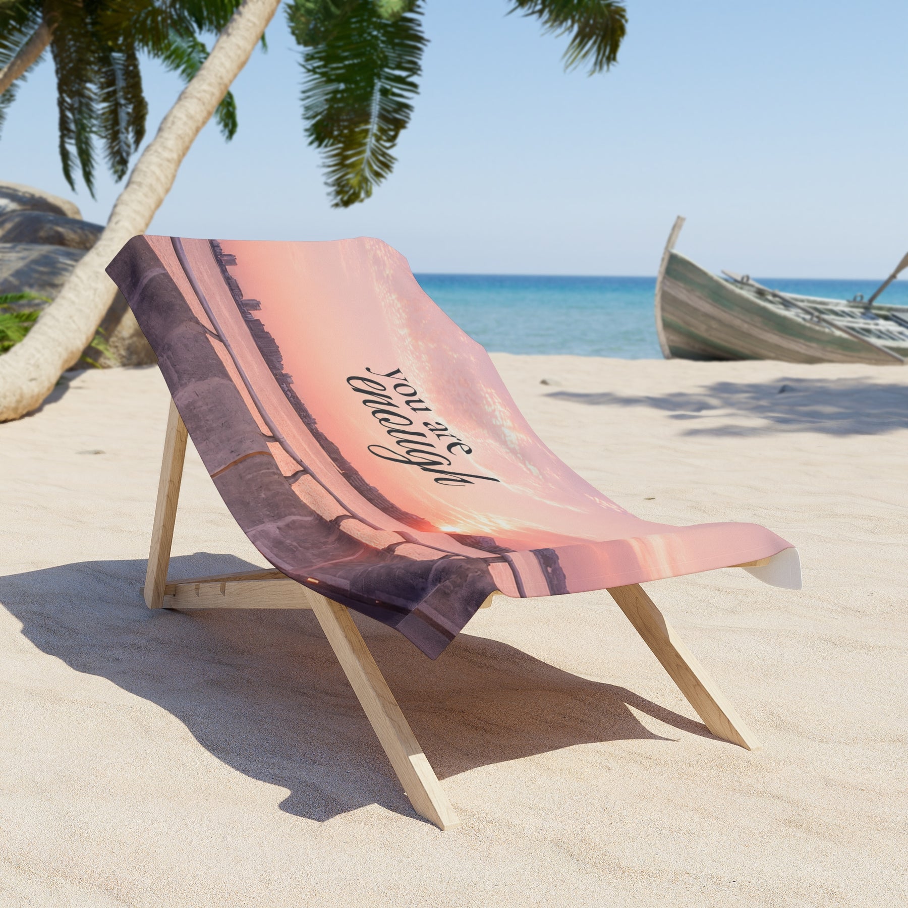You Are Enough™ Beach Towel