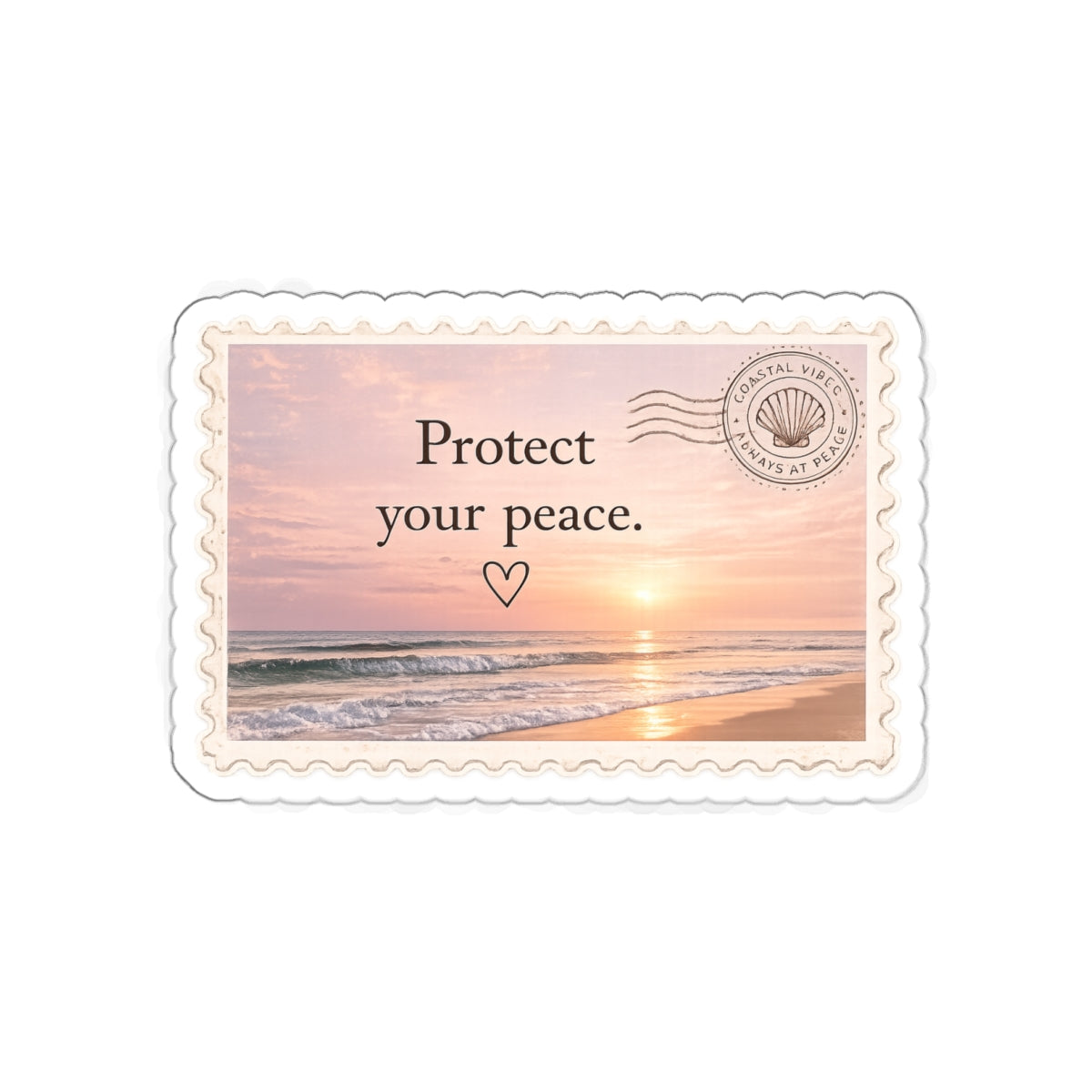 Protect Your Peace — Die-Cut Sticker
