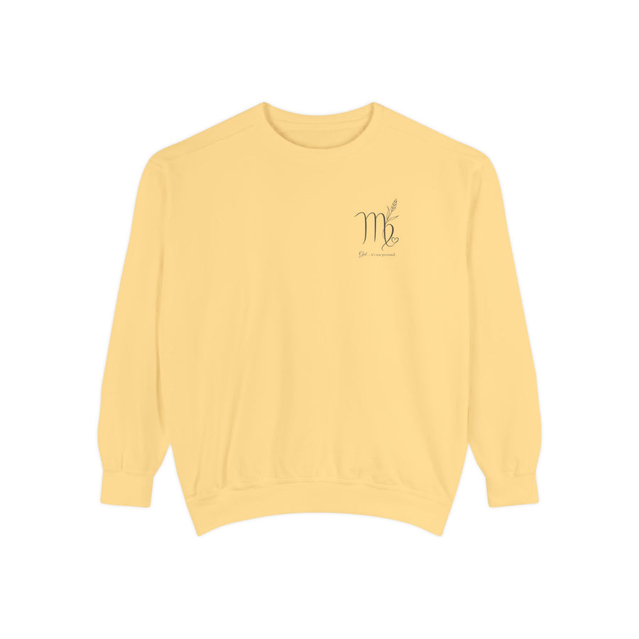 Virgo Signs of Healing™ Comfort Colors® Crewneck Sweatshirt