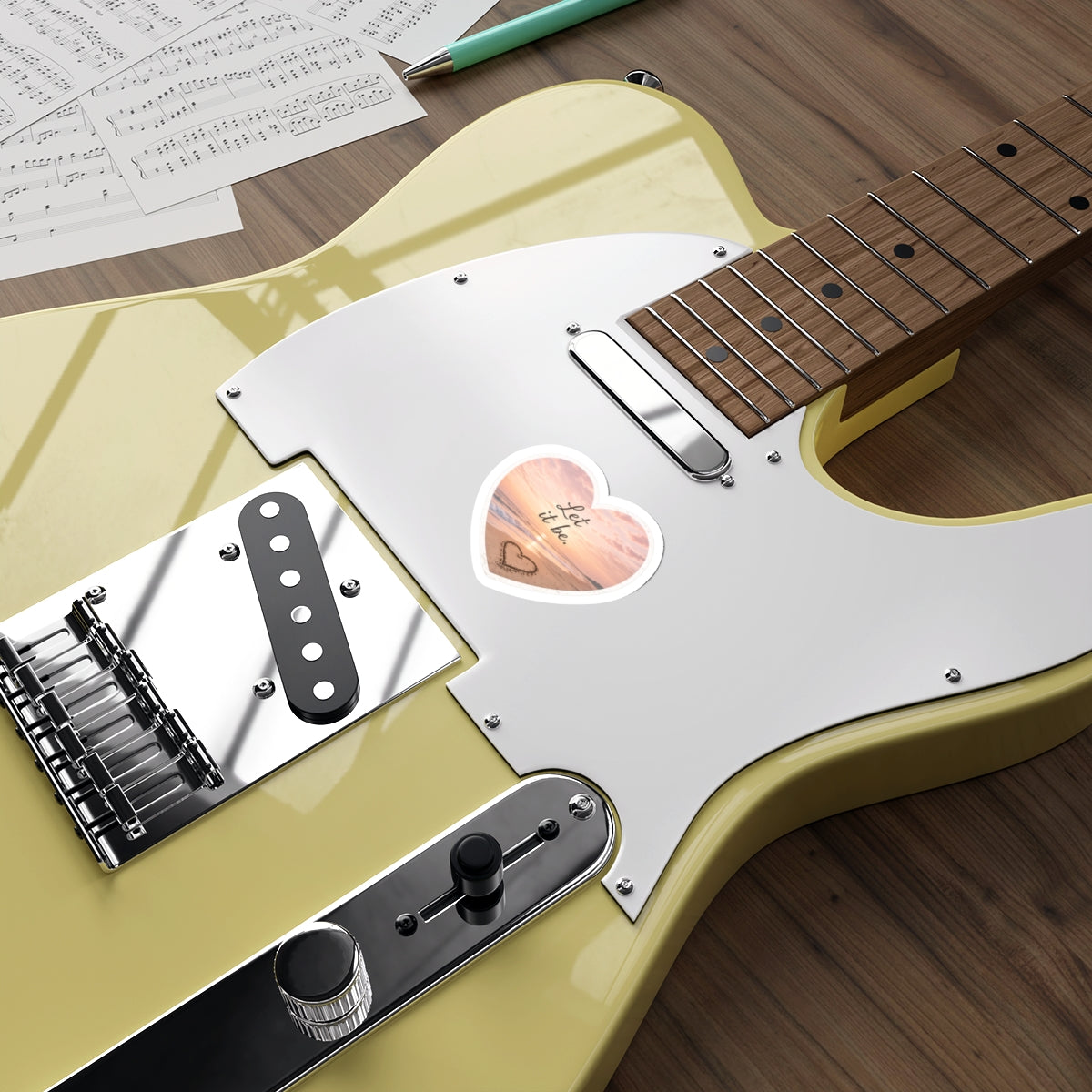 Let It Be — Die-Cut Sticker