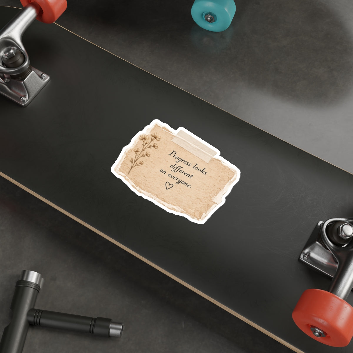 Progress Looks Different on Everyone — Die-Cut Sticker