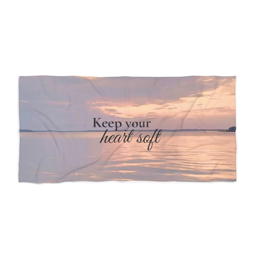 Keep Your Heart Soft™ Beach Towel