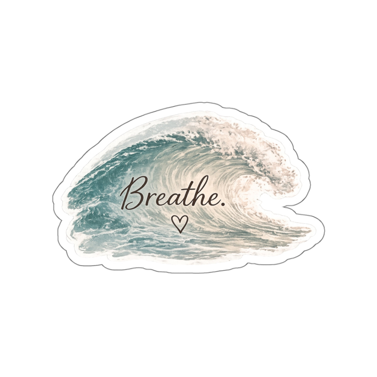 Breathe — Die-Cut Sticker