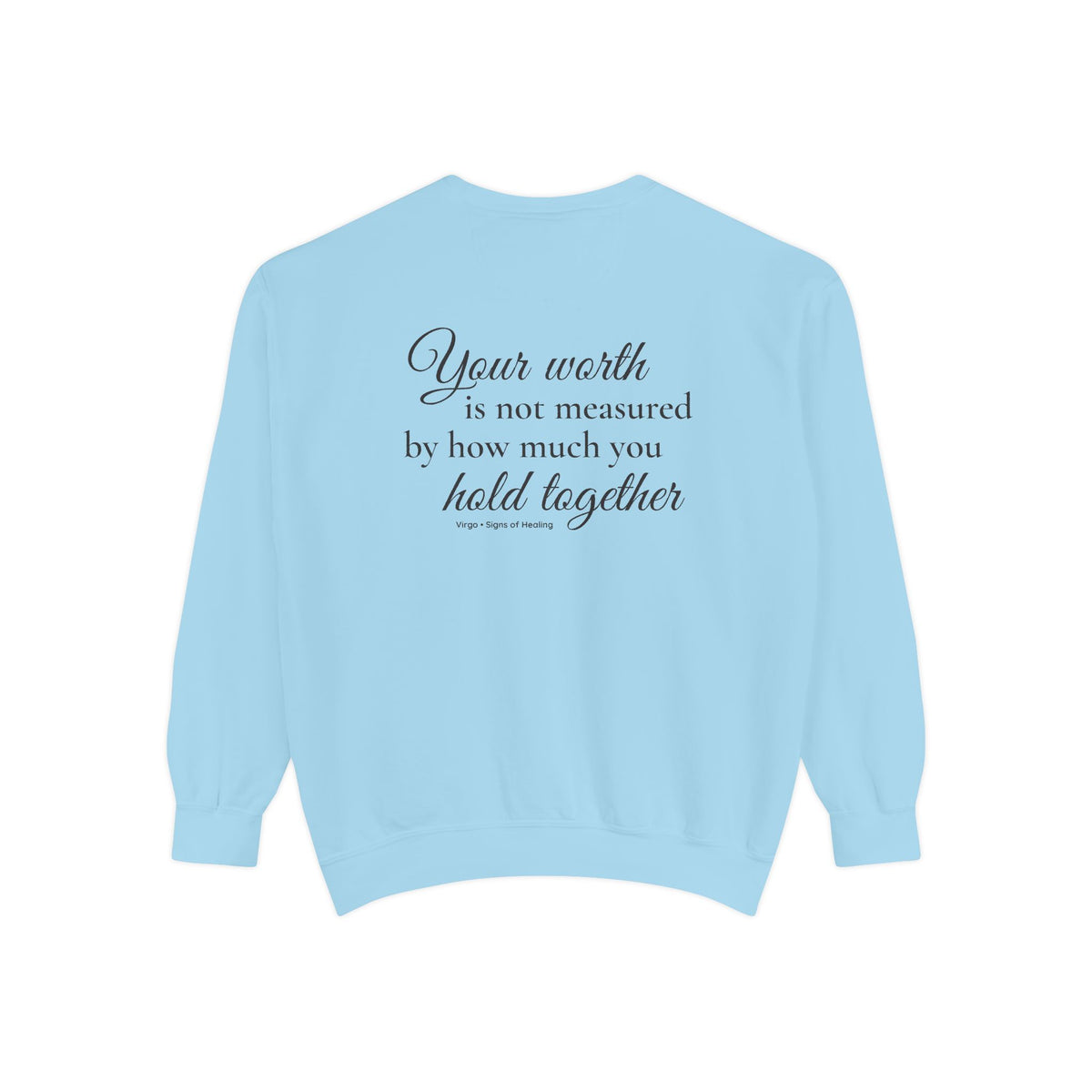 Virgo Signs of Healing™ Comfort Colors® Crewneck Sweatshirt