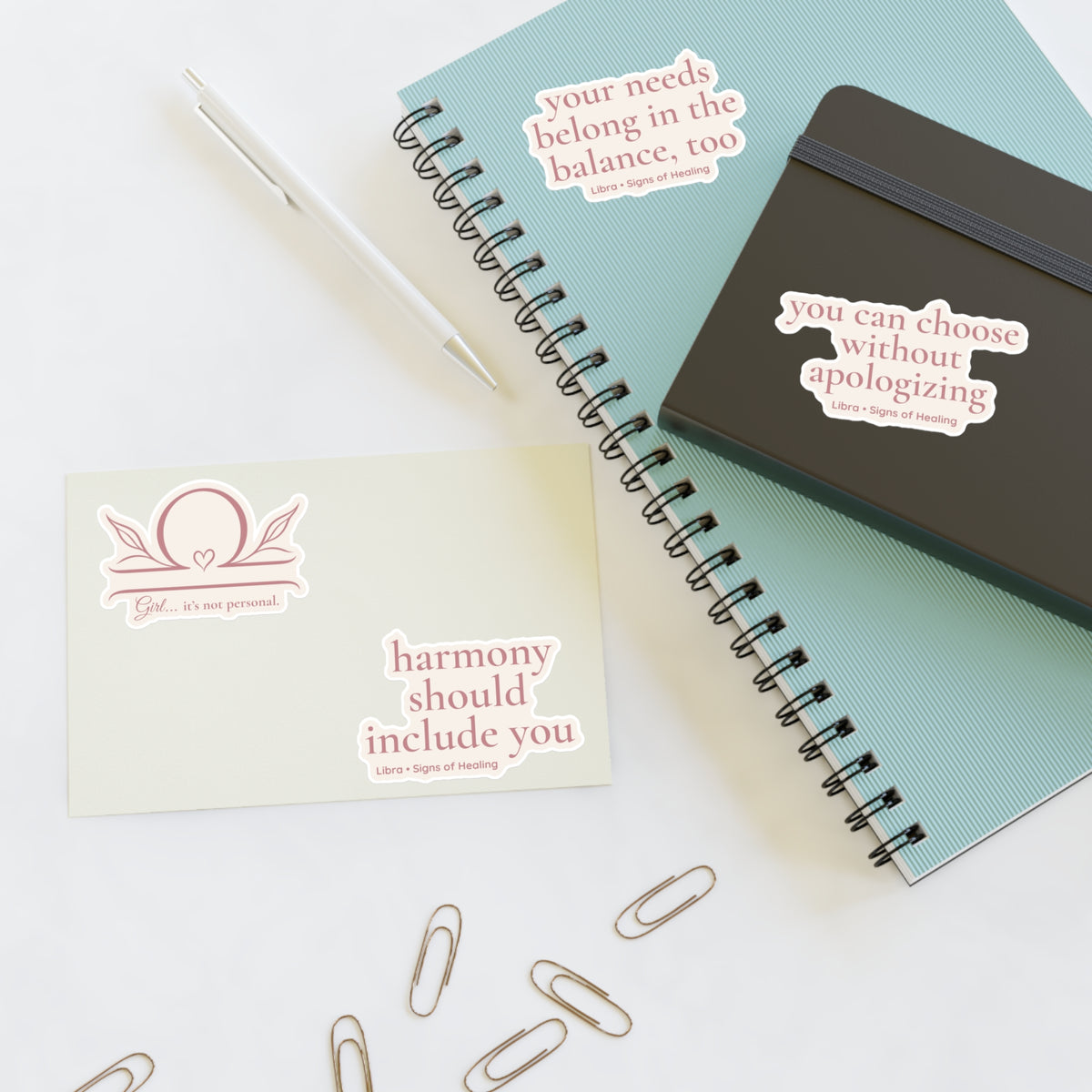 Libra Signs of Healing™ Reminder Sticker Sheet