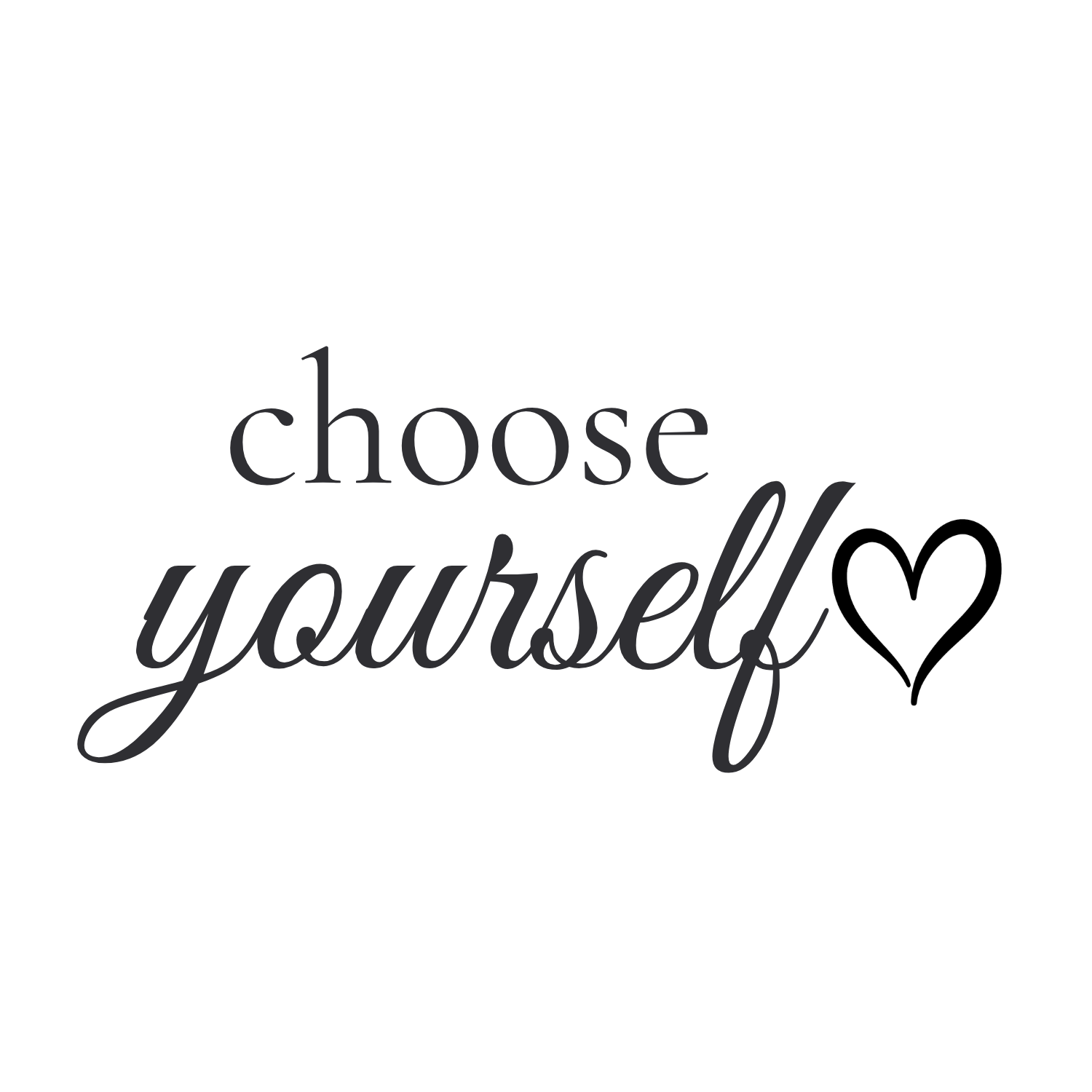 Choose Yourself approved artwork